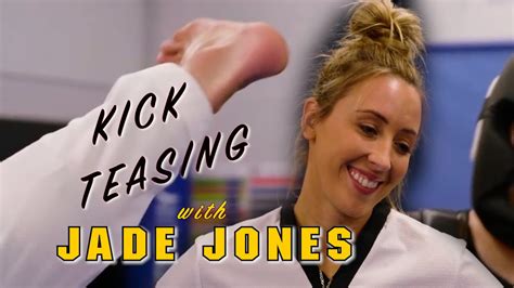 Jade Jones Kick Tease Youtube