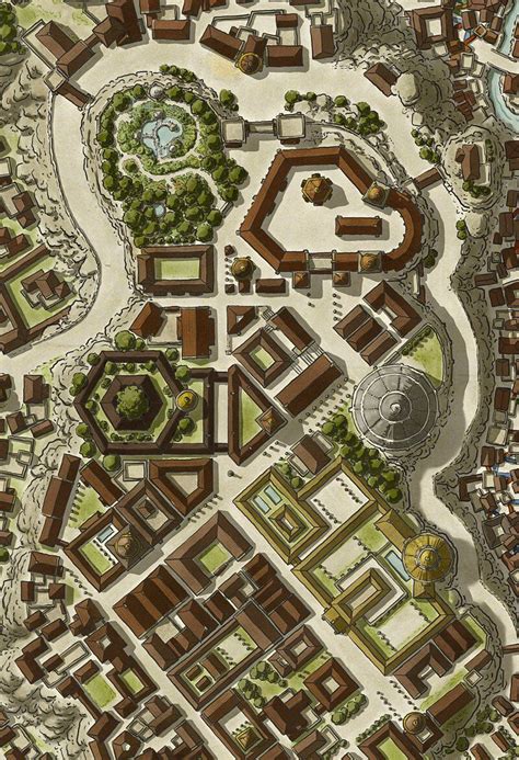 Artstation City Of Mytros Odyssey Of The Dragonlords John