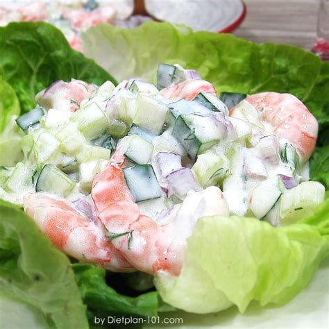 cucumber celery shrimp chopped salad dukan diet pv cruise recipe dietplan 101