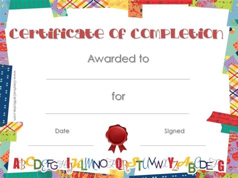 Certificate Of Completion71 960×720 Preschool Certificates