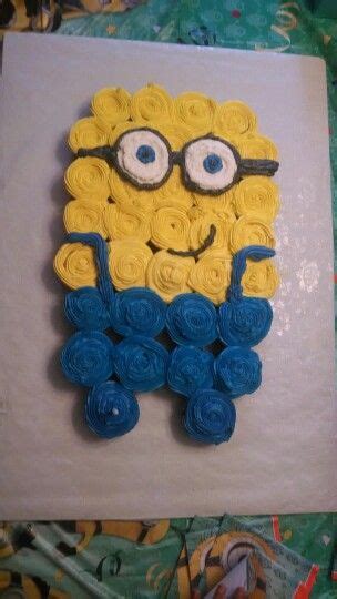 Minions Cupcake Cake Pull Apart Cupcake Cake Pull Apart Cake Cupcake