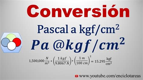 How many bars are in kgf/cm2? Convertir de Pascal a kgf/cm2 - YouTube