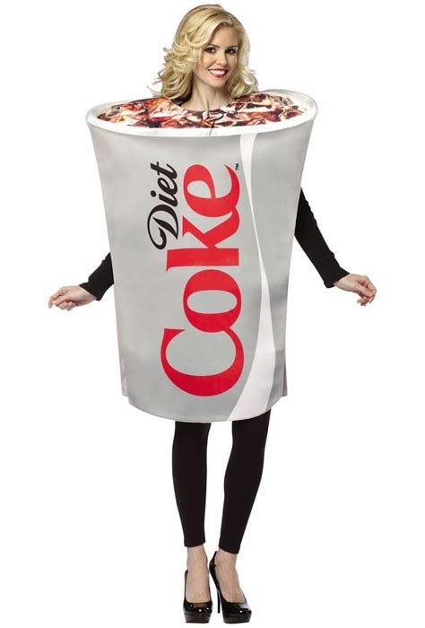 coca cola diet coke cup adult costume