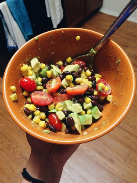 Black Bean Corn Avocado Tomato Salad Directions Calories