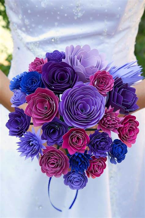 Check spelling or type a new query. DIY Paper Wedding Bouquet and Matching Flower Girl ...
