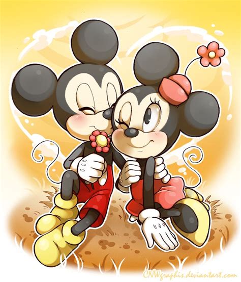 ~mickey And Minnie~ By Cnwgraphis Mickey Mouse Cartoon Minnie Mouse