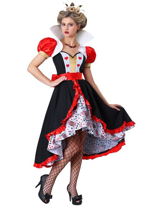 Plus Size Flirty Queen Of Hearts Women S Costume Alice In Wonderland