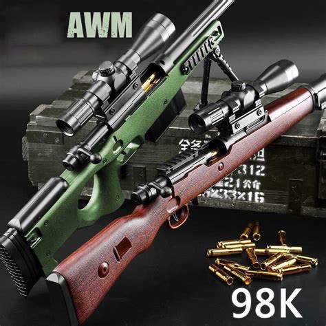Toys And Hobbies Outdoor Fun And Sports New Awm 98k Soft Bullet Sniper