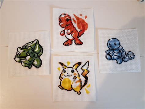 151 Pokemon Cross Stitch Pattern Cross Stitch Patterns