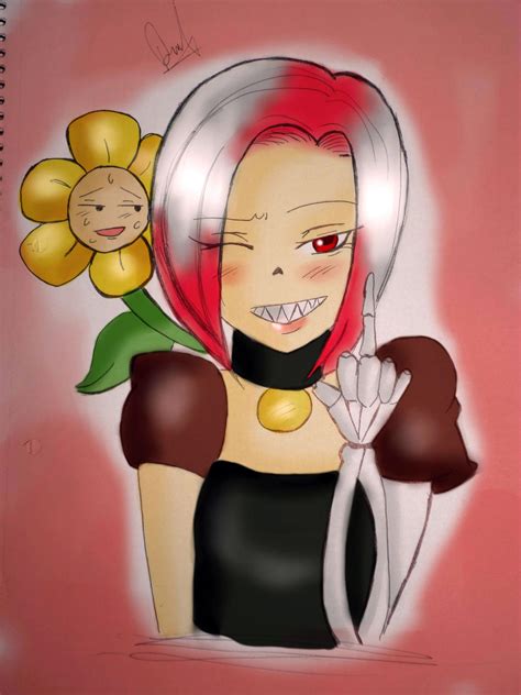Daughter Of Sans And Frisk Underfell By Dinamitad On Deviantart