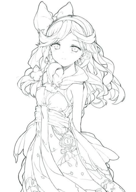 Pin On Anime Lineart