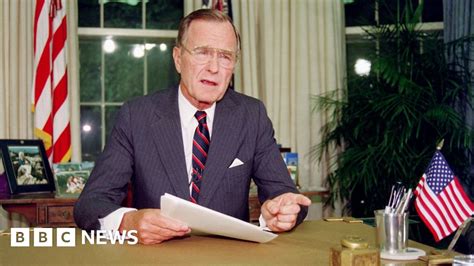 George Hw Bush Life In Pictures Bbc News