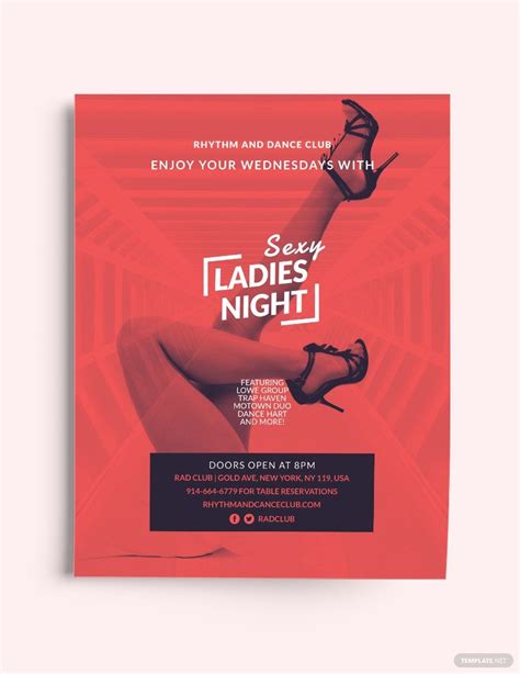Girls Night Party Flyer Template Premium Psd File My Xxx Hot Girl