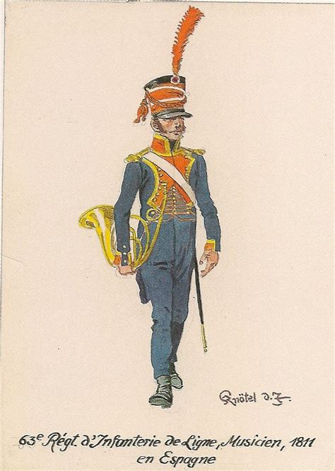 French 63rd Line Infantry Musician In Spain 1811 French Army