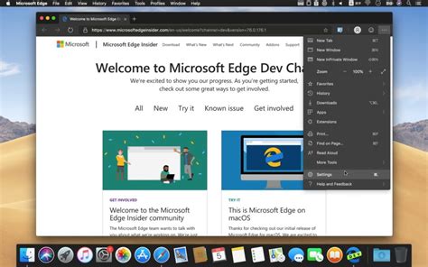 Microsoft、chromiumベースになったwebブラウザ「microsoft Edge Insider For Macos」のdev