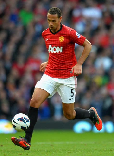 Image Rio Ferdinand Action For Manchester United Manchester United