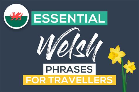 300 Essential Welsh Phrases For Travel With Audio And Printable The