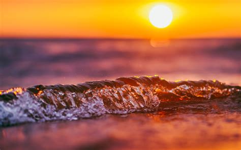 Sunset Wave Wallpapers Top Free Sunset Wave Backgrounds Wallpaperaccess