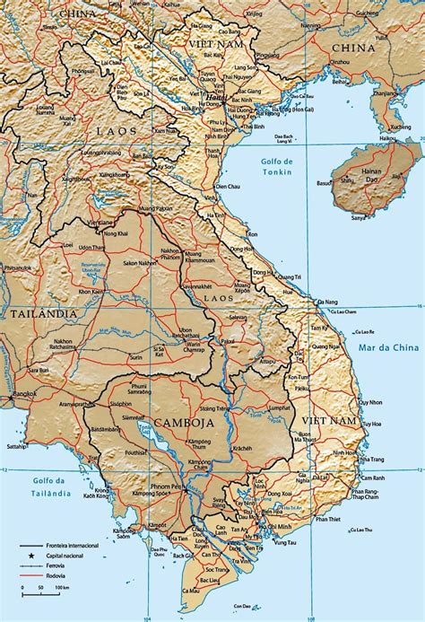 Mapa do Vietnã Vietnã mapa online