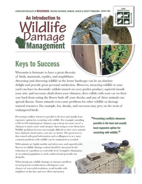 Introduction To Wildlife Damage Management An — The Learning Store