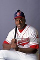 Ruben Sierra of the Cleveland Indians poses for a studio portrait ...