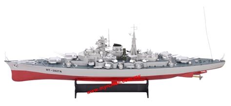 Ht 3827a 1360 German Bismarck Class Rc Military Warship Battleship