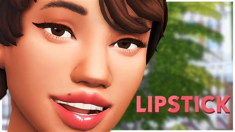 Black Girl Lipstick Sims 4 Cc Maxis Match Furniture Pack
