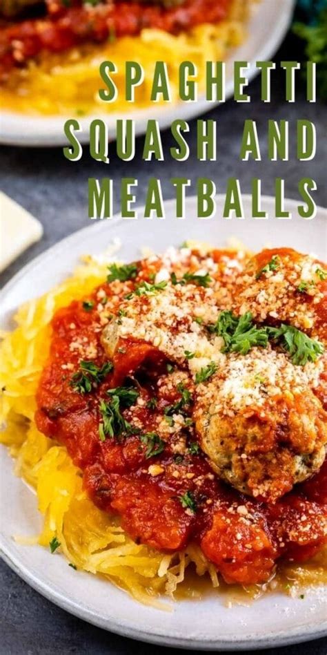 Spaghetti Squash And Meatballs Easy Good Ideas