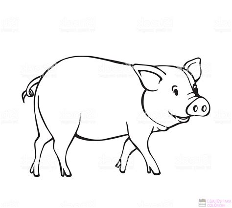 Lista Imagen Dibujos De Cerdo Para Colorear Lleno