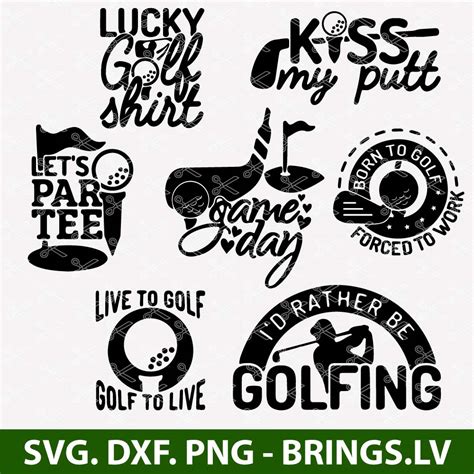 Golf Svg Bundle Golfing Svg Funny Quotes Svg By Tonisartstudio
