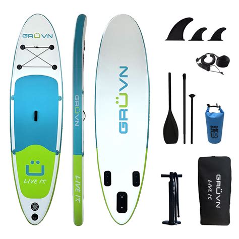Inflatable Paddle Board Package All Around 106 Round Nose Isup Gruvn