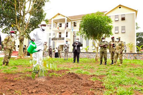 .janet museveni, president yoweri kaguta museveni arrives for the #martyrsday2018 celebra. President launches SFC's Gen Museveni House