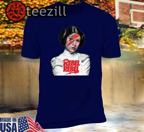 Princess Leia Rebel T Shirt Star Wars Teezill