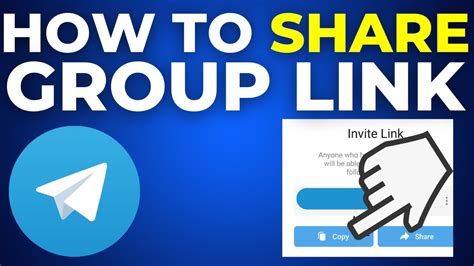 How To Share Telegram Group Link Youtube