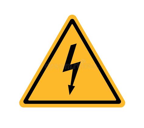 Power Outage Icon Symbol Electrical Safety Sign Without Electric