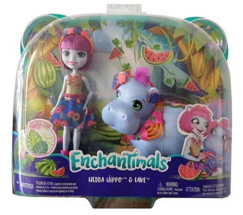 Enchantimals Spielfigur Enchantimals Gfn56 Hedda Hippo Und Lake Puppen
