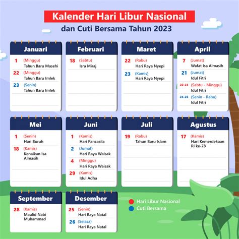 Kalender 2023 Lengkap Hari Libur Cuti Bersama Jawa Dan Hijriyah Png Riset