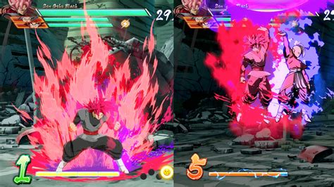 Goku Black Legendary Ss Red And Ss Red Rosé Aura Dragon Ball