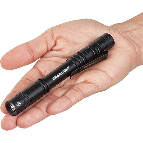 Led Pocket Pen Light Flashlight S100 2 Pack Small Mini Stylus