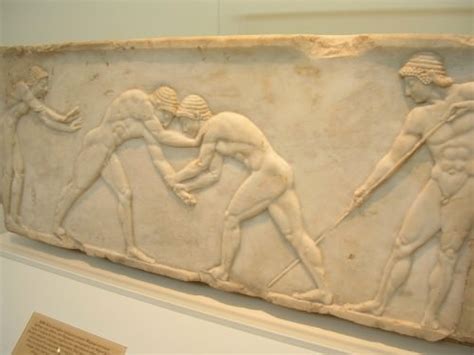 Greek Wrestling Illustration Ancient History Encyclopedia