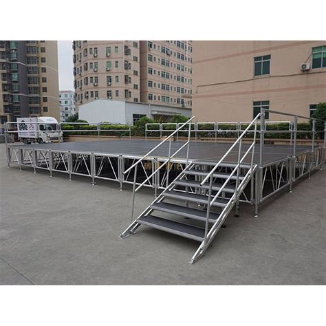 Portable Aluminum Stage Platform For Dancing 10x10m Height 08 12m