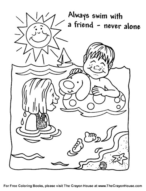 Safety Coloring Pages To Download And Print For Free