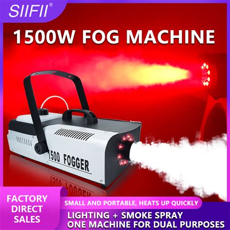 Stage Lights Led Fog Machine 1500w Mini Fogging Machine Stage Lighting