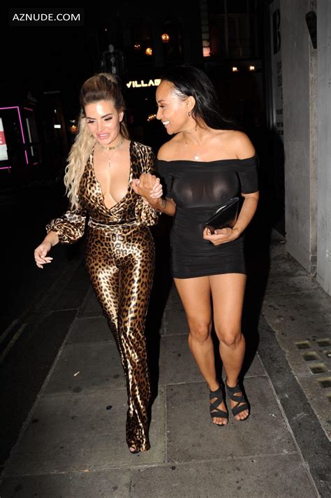 Lisa Maffia And Elma Pazar Leave The Itv Summer Party At