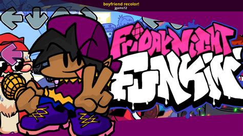 Boyfriend Recolor Friday Night Funkin Mods