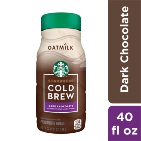 Starbucks Dark Chocolate Oat Milk Cold Brew Premium Coffee Beverage