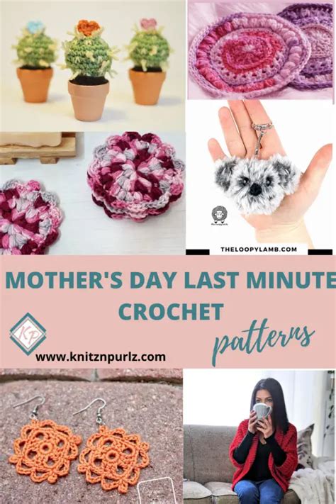Mothers Day Last Minute Crochet Patterns Tshirt Yarn And Crochet