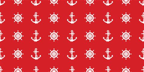 anchor helm seamless pattern vector boat isolated maritime nautical sea ocean repeat wallpaper
