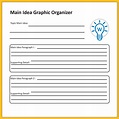Main Idea Graphic Organizer Examples & Templates | EdrawMax