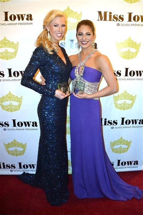 beautiful nikki kelly left wearing sk3174l to the miss iowa pageant as she was later crowned